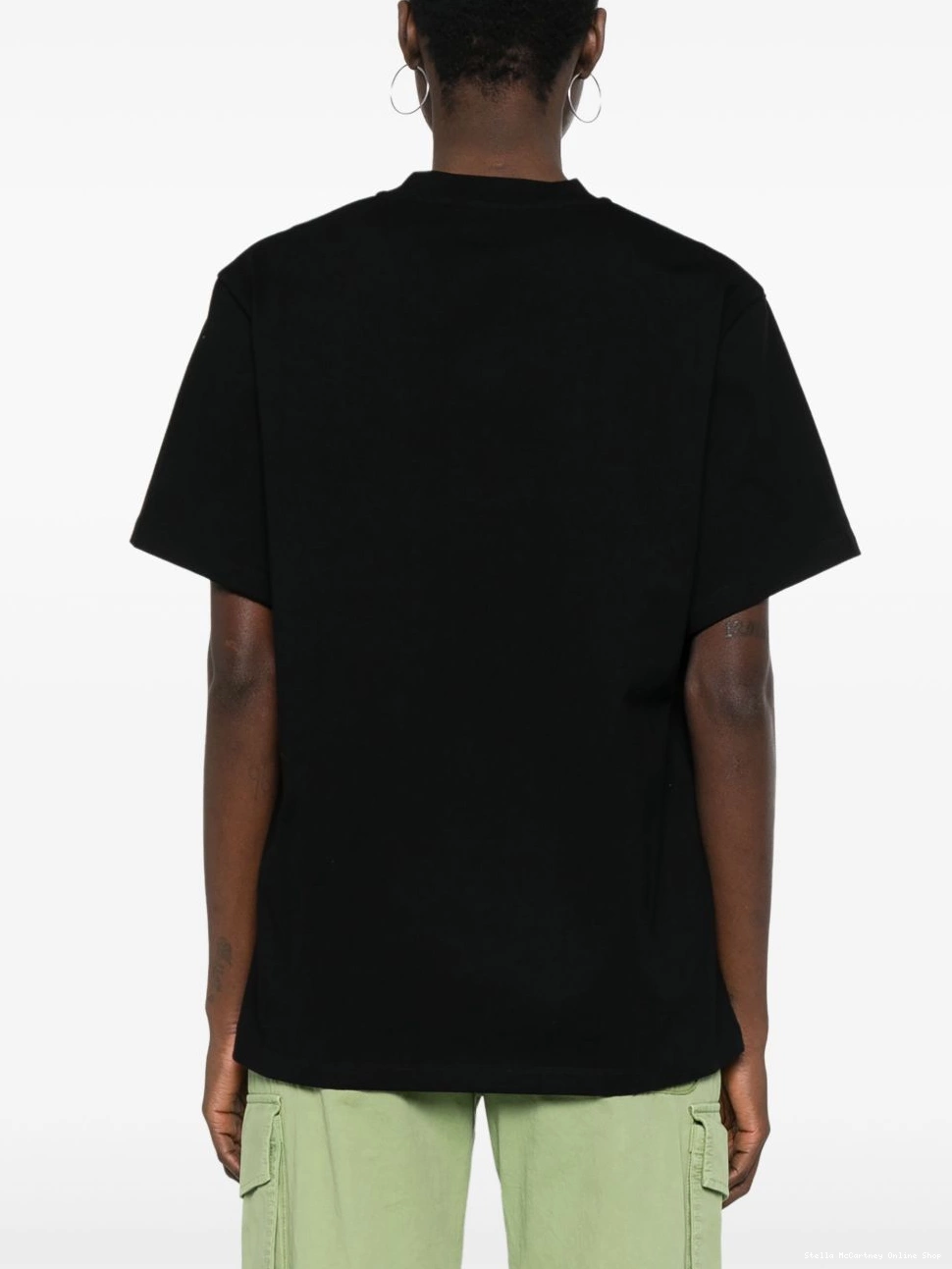 Affordable Stella Women crystal-logo T-shirt McCartney cotton 0402